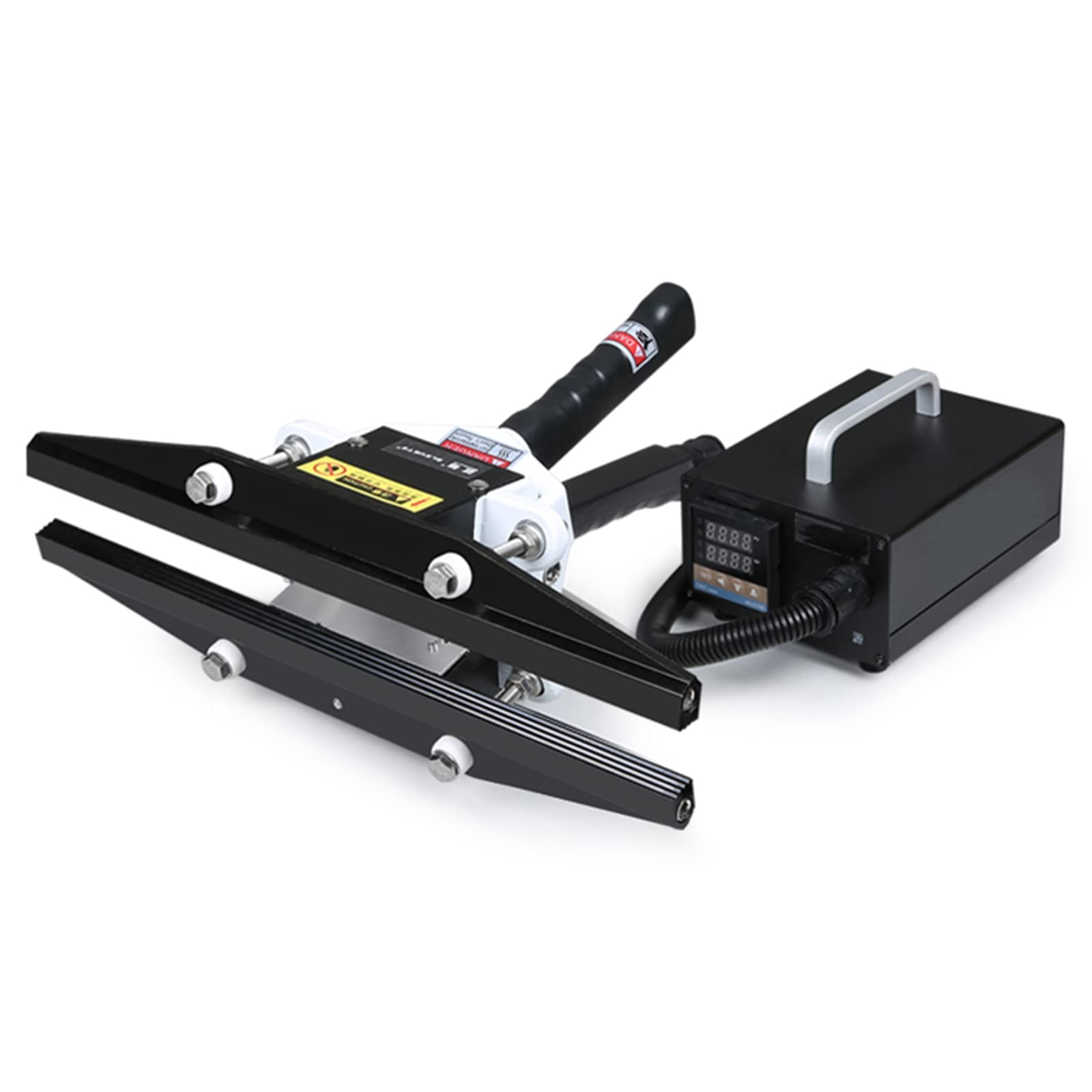 IUokLU Hand Pliers Sealing Machine, Hand Held Crimp Sealer, 500W Portable Heat Crimper Sealer, 10Mm Seal Width, 0-300℃ Temperature Control