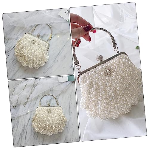Pearl Studded Single-shoulder Bag for Women Casual Handbags Elegant Dating Purse2