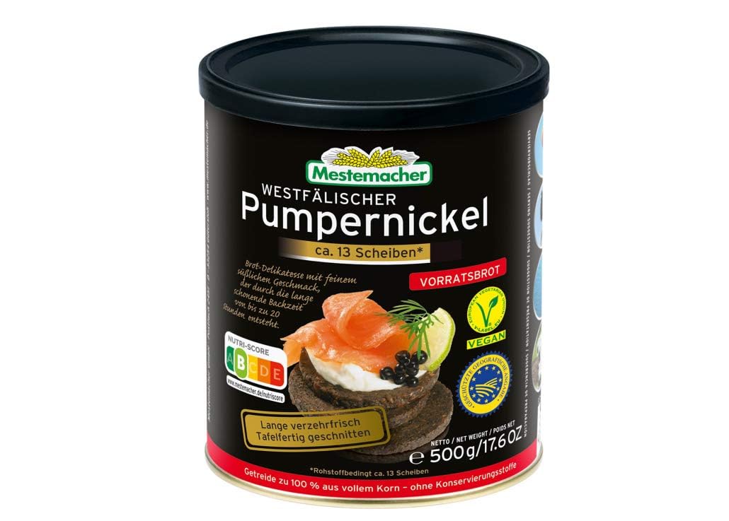 H-O Pumpernickelnbrot von Mestemacher 12 x 500g