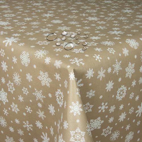 Wachstuch Wachstischdecke Tischdecke Weihnachtstischdecke Größe...