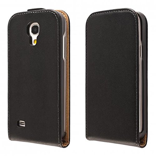 ECENCE Flip Case - Funda para Samsung Galaxy S4 Mini, negro