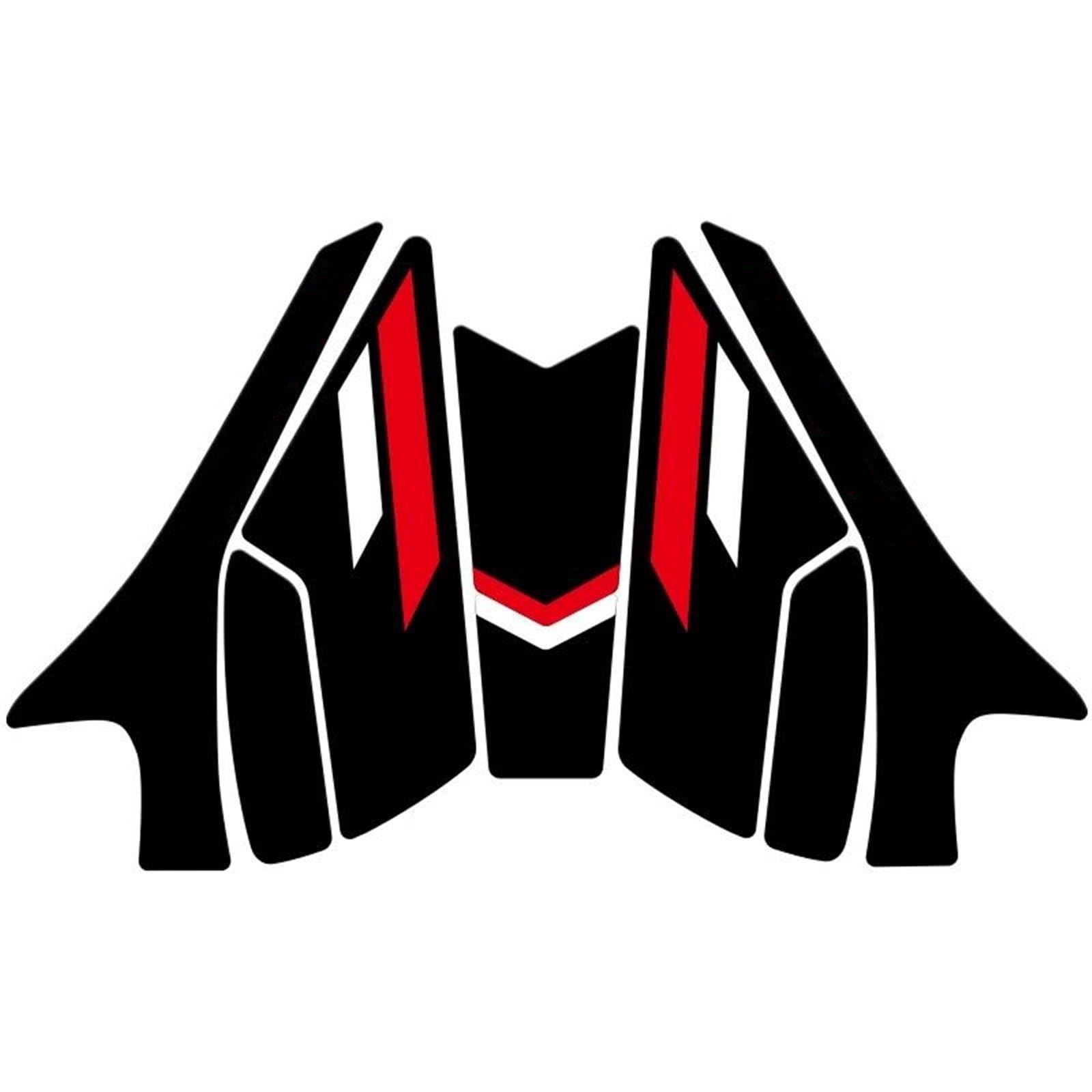Motorcycle Body Fairing Stickers Fuel Tank Pads Throttle Knee Pads Grip Stickers Protectors for Ducati for Monster 937 950(Style 2)