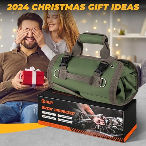 image for Tool Bag Roll Up, UUP Heavy Duty Tool Organizer for Men Women, Portabl