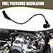 Arwrilt Car Fuel Pressure Regulator Vacuum Tube, Fuel Pressure Vacuum Hose, Replace OE #17113556 for 4.8L 5.3L 6.0L Engine, Compatible with GMC Silverado Suburban Chevrolet Colorado Yukon (Black)