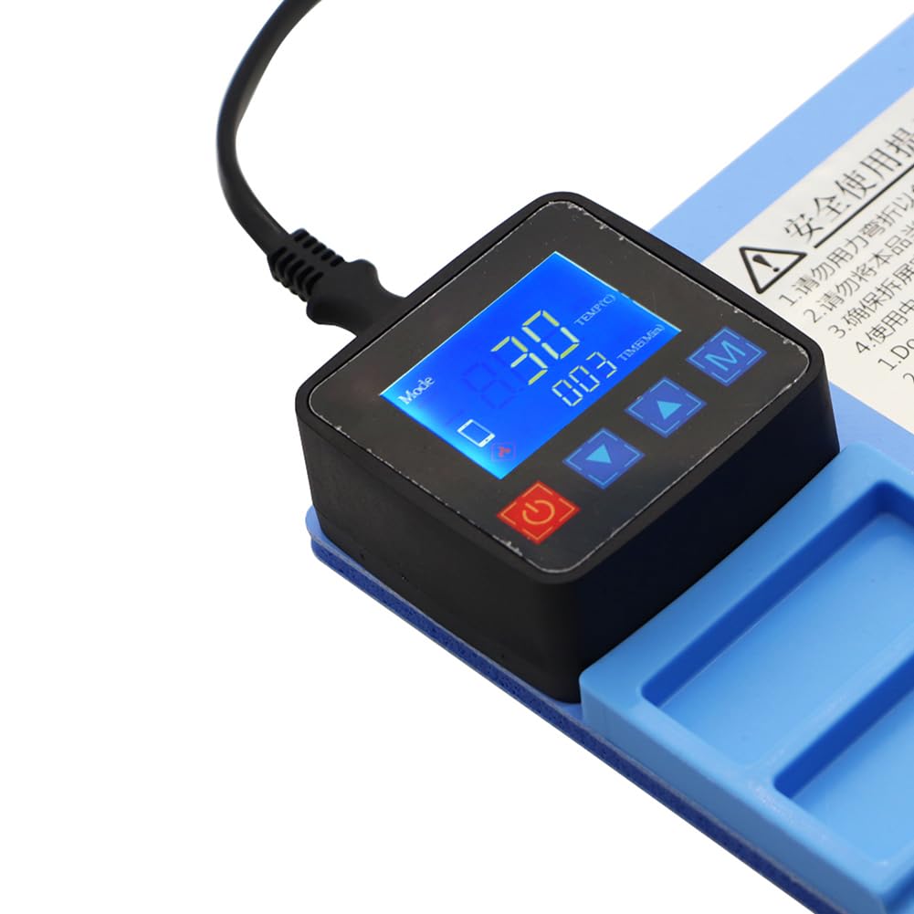 Almohadilla de calefacción para pantalla LCD para reparación de teléfonos inteligentes y tabletas, separador de placas calientes para pantallas LCD, 300 mm x 170 mm x 7 mm