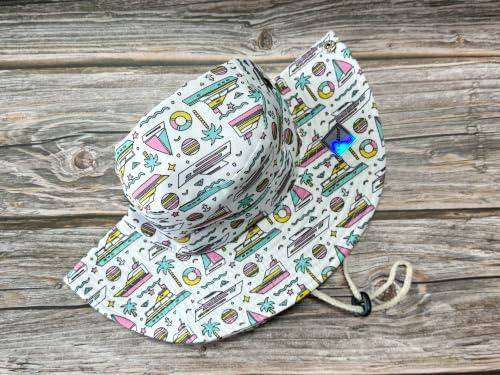 Image of Wide Brim Bucket Hat for Women Girl Men Boy