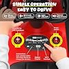 12V Electric Wiggle Car Ultra with Pedals, Rechargeable Swing & Drift Car, Anti-Rollover Design with Backrest, Spray, Flashing Lights, Music & Bluetooth, for Ages 3 and Up, 150 lbs(White + Black) #2