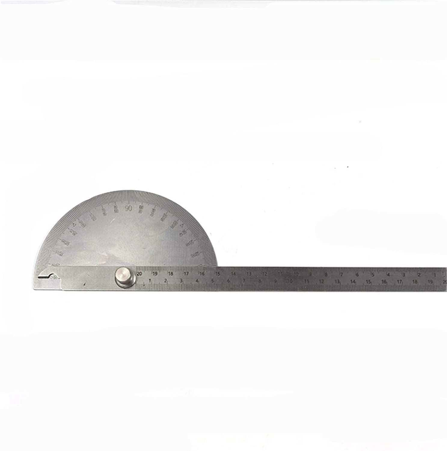 Righello angolo di visualizzazione digitale Righello in acciaio inox Angolo di acciaio inossidabile 180 gradi regolabile Semicircello indicizzazione del calibro di indicizzazione dell'angolo del prota