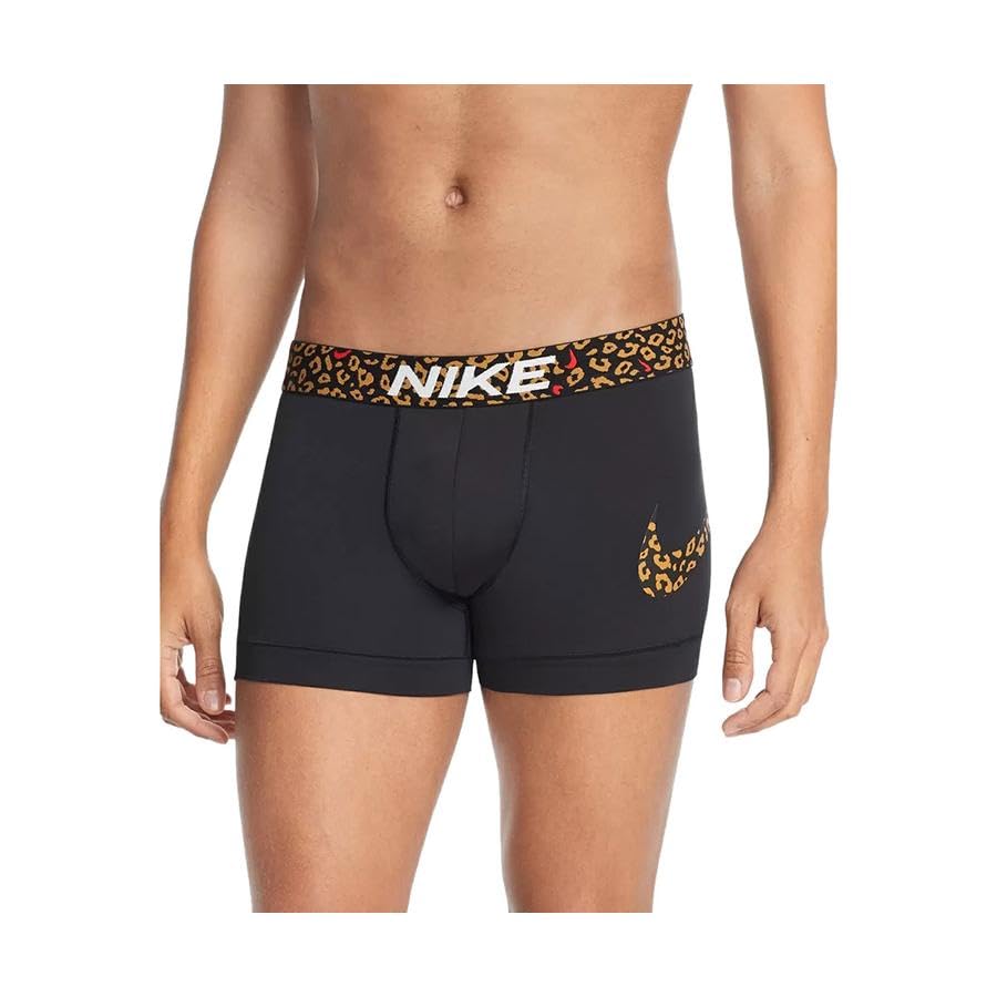 Nike Sngl Trunk Essential Micro Mens Boxer Briefs Size M, Color: Leopard/Black2