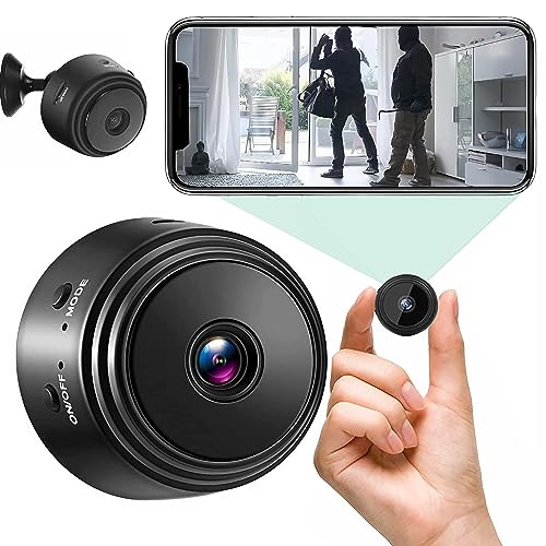 Mini Camara Espia Wifi Oculta con Imagen Full HD Cámara Vigilancia Pequeña Para Ver en Movil,...