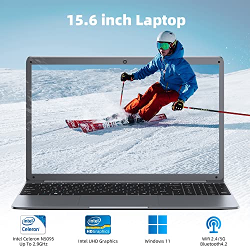 Sgin Laptop 15.6 Inch, 512Gb Ssd 12Gb Ddr4, Intel Celeron N5095(4M Cache, Up To 2.9 Ghz), Windows 11 Laptops Computer With Usb Type-C, Ips Fhd 1080P Display, 5G/2.4Ghz Wifi, 2*Usb 3.0, Bluetooth 4.2 #TOP2