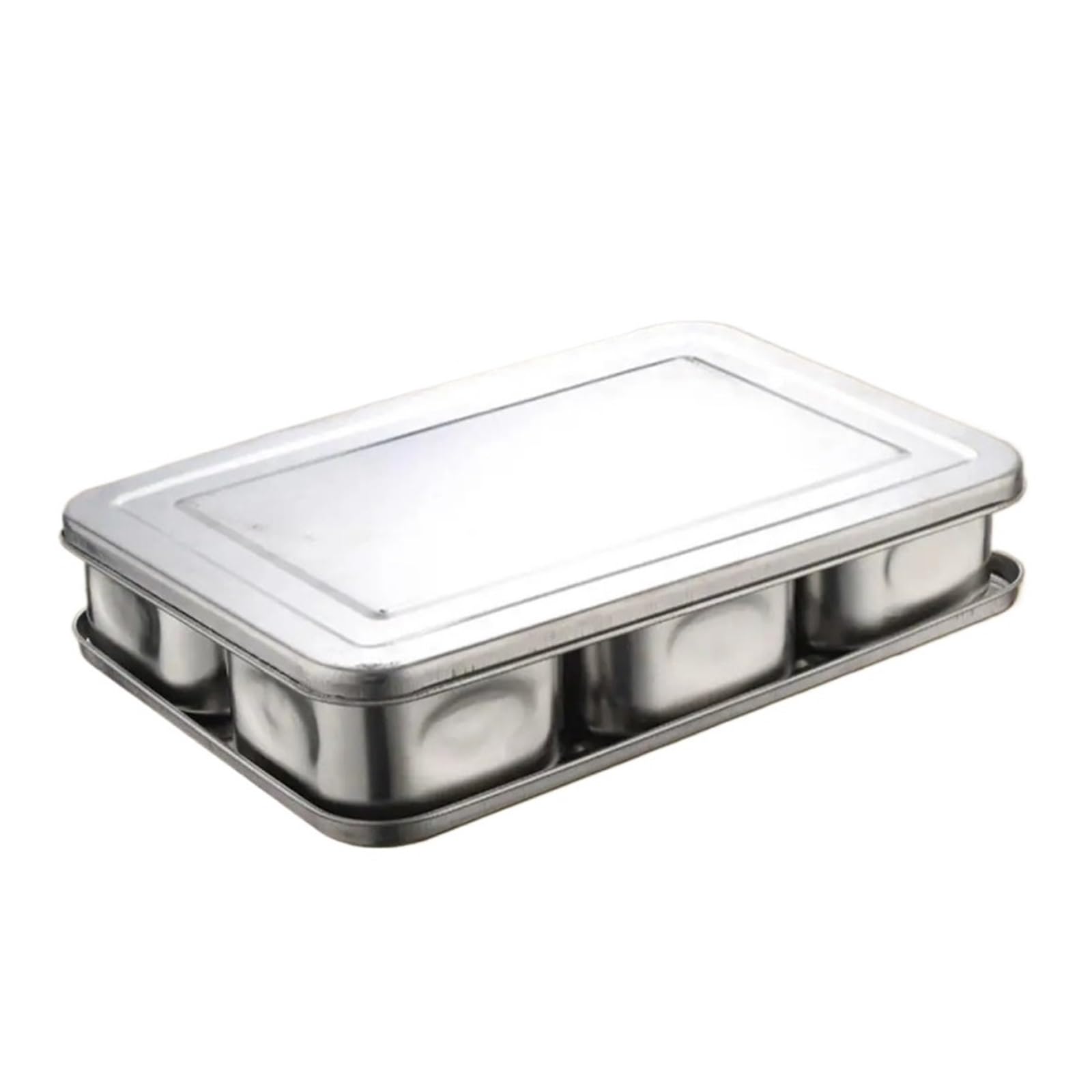 UBOHUZ Seasoning Storage Box Spice Container Jar Detachable With Lid Ingredients Bottle Containers For Restaurant Home for Kitchen Condiment(6 grid)