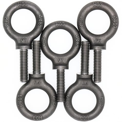 Image of 5 Pcs Lifting Shoulder Eye Bolts 3 /8 inch-16 X 1-1 /4 inch