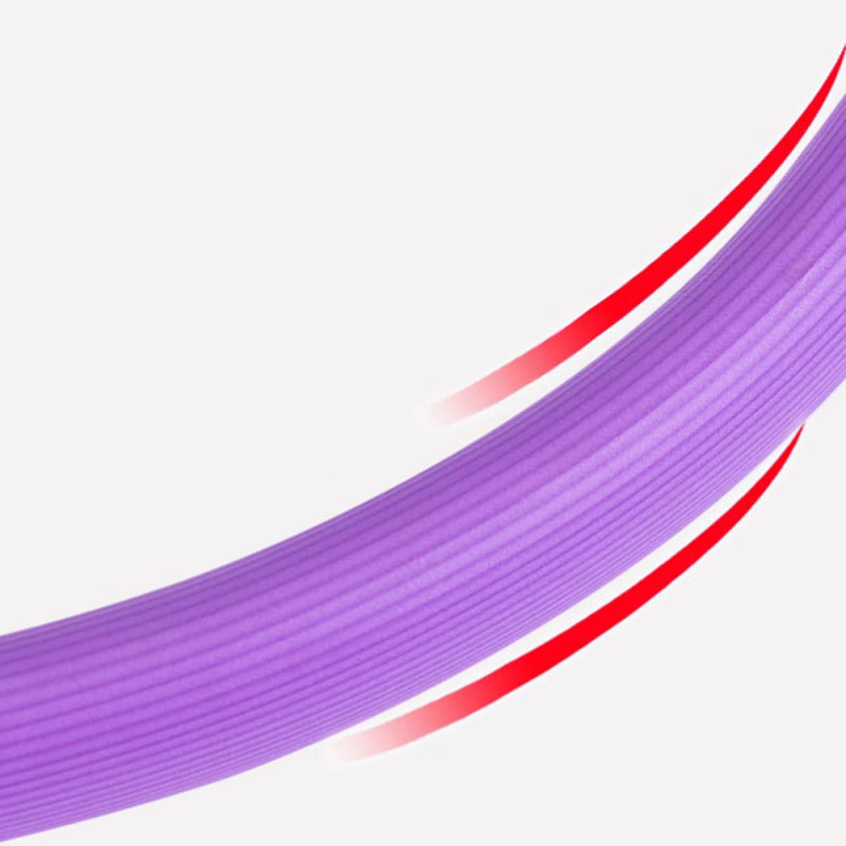 Gogogmee 1Pc Pilates Ring for Yoga Non Slip Fitness Exercise Tool for Women Expands Chest Movements Durable for Home Workouts and Strength Training Purple