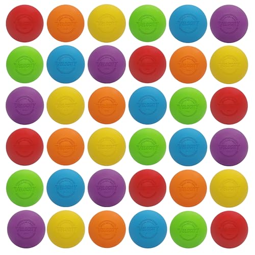 Velocity Lacrosse Balls: Practice & Official Size (various packs)