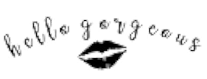 Hello Gorgeous Mirror Decal Vinyl Decal Bathroom Decor 10 Inch Wide