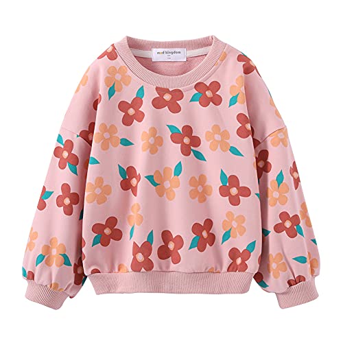 Mud Kingdom Boutique Little Girls Sweatshirts Crewneck Cotton Sunflower