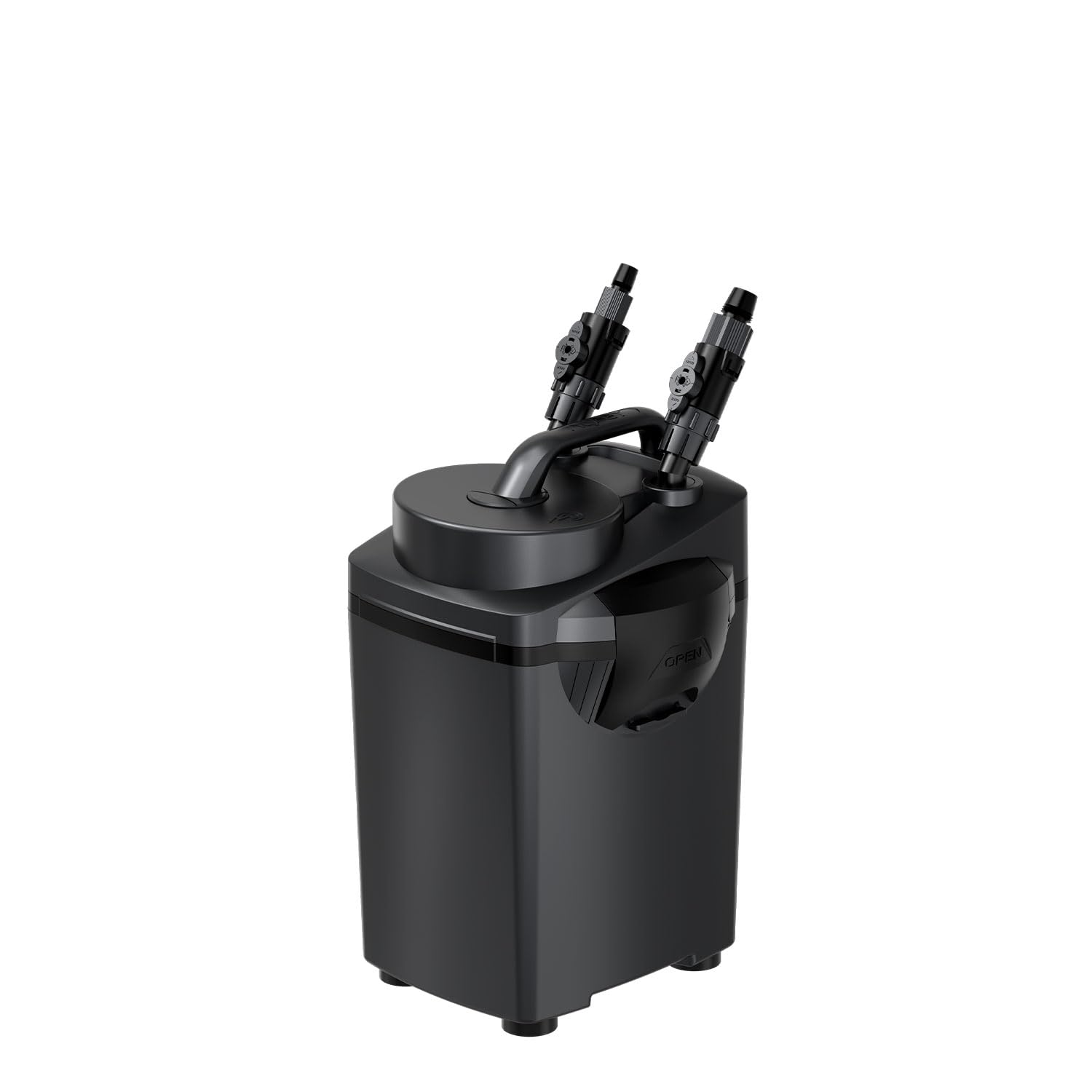 AQPET Halo 200 Filtro Esterno Professionale per Acquari, Silenzioso, Completo di Materiali filtranti, Portata Regolabile, Avvio Touch e Sistema Anti-Surriscaldamento, per acquari Fino a 200 Litri