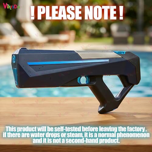 Image of VikriDA 2001 Automatic Electric Water Gun for Kids & Adults Rechargeable Water Blaster with Up to 26 Ft Range Outdoor Pool & Beach Summer Toy