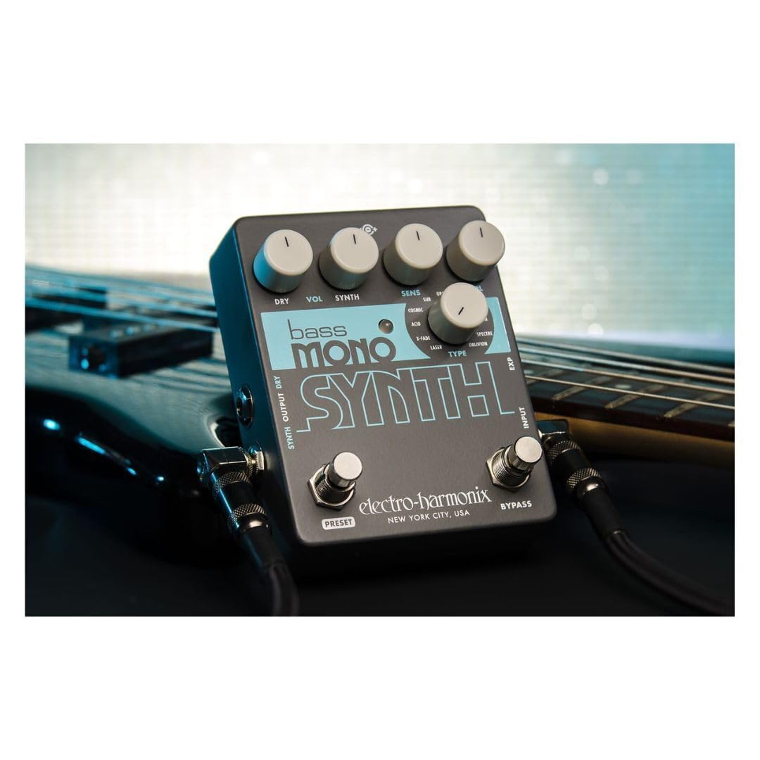ギター Electro-Harmonix Bass Mono SYNTH Pedal Electro-Harmonix Bass Mono Synth Bass Synthesizer Pedal