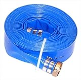 JGB Enterprises Eagle Hose Eagleflo Eagle PVC Discharge Hose Assembly, Blue, 3
