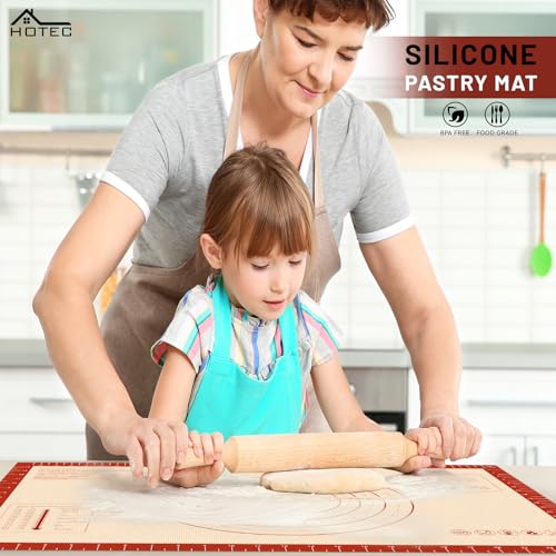 26" x 16" HOTEC Silicone Baking Mat w/ Measurements - image 2