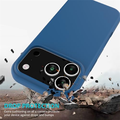 Image of ArmourPro Silicone Back Case for iPhone 17 Pro Max, Soft-Touch Case | Light Blue