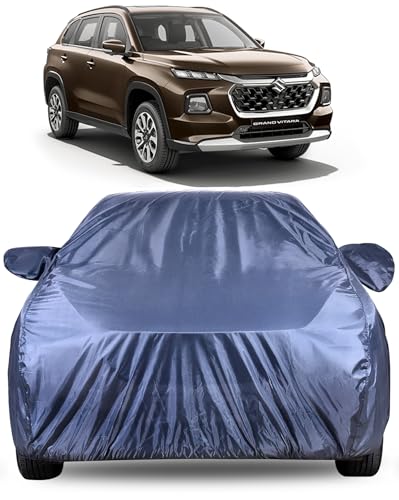 Image of Autofact Premium Car Cover for Grand Vitara | All Weather Water-Resistant Full Body Car Cover | Light-Weight Triple-Stitched Outdoor Shield with UV Protection, Dustproof & Heat-Resistant