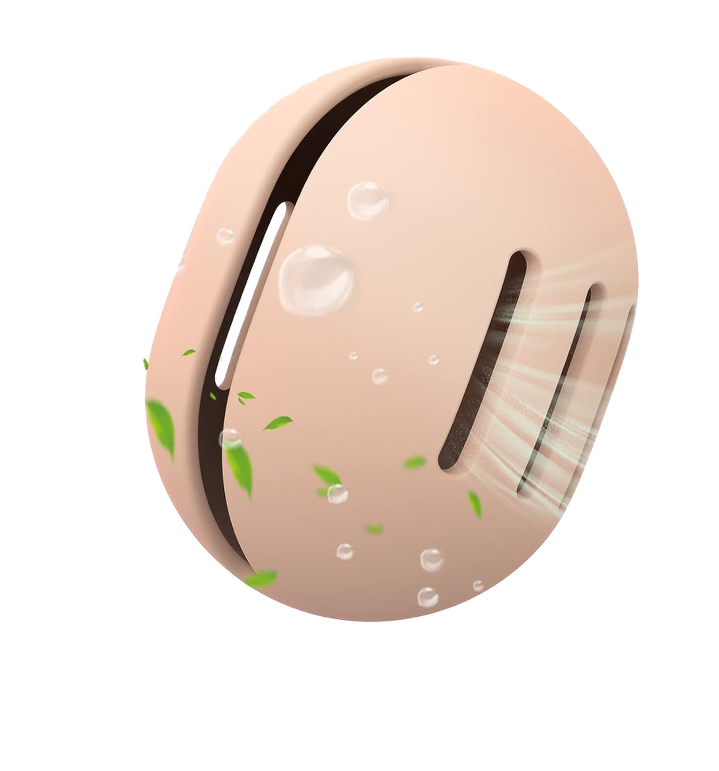 INOVERA Makeup Sponges Holder - Travel Blender Storage Case - Cosmetic face Blenders Container - Sponge Organizer for Women, Girls (Khaki (Pack of 1))