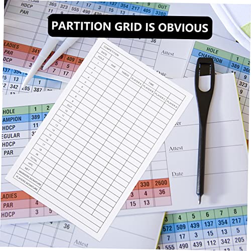 Score Card Golf Yardage Book Golf Scorecard Holder miniatura 6