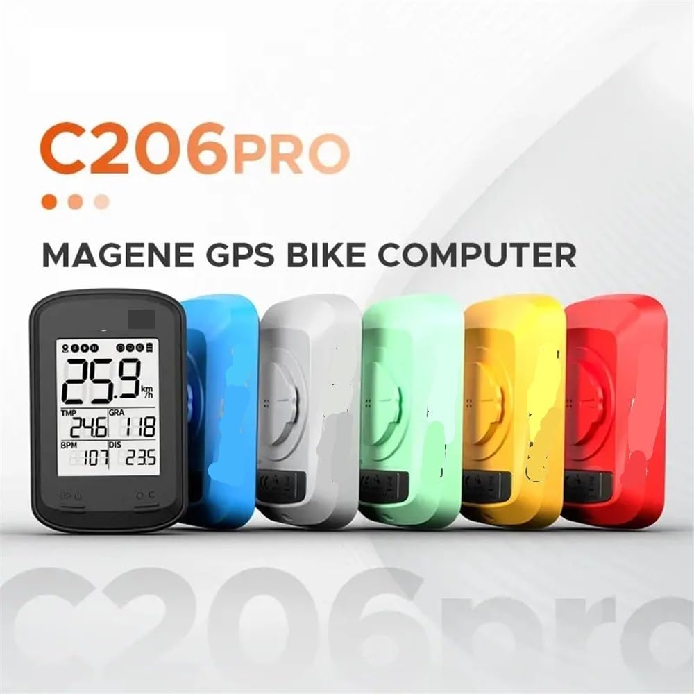 C206Pro GPS Road MT komputer rowerowy ANT Bluetooth bezprzewodowy licznik prędkościomierz nadający się do jazdy na rowerze wodoodporne automatyczne podświetlenie TP St