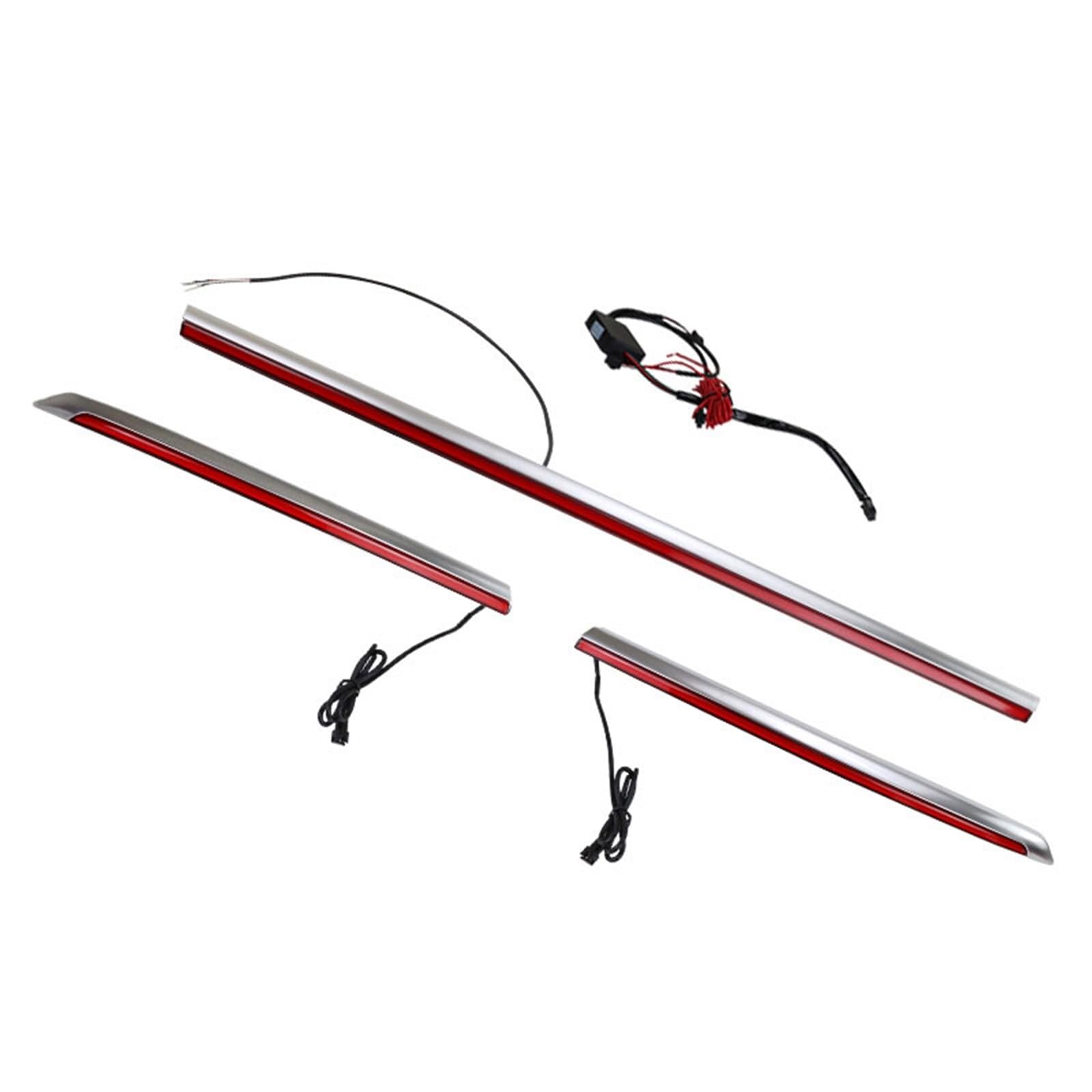Per Q7 2020-2022 Barra Luci Posteriori A LED Con Dinamiche Scorrevoli Stile Modificato A Tre Sezioni Blocchi Fari Posteriori(Silvery)