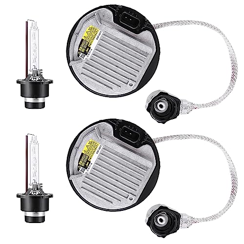 2 Packs HID Headlight Ballast with Igniter & D4S Bulb for Le...