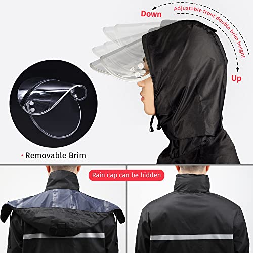 Icreek Rain Suit Waterproof Jacket And Trouser Suit Raincoat For Men And Women Outdoor All-Sport Breathable Anti-Storm thumb #5