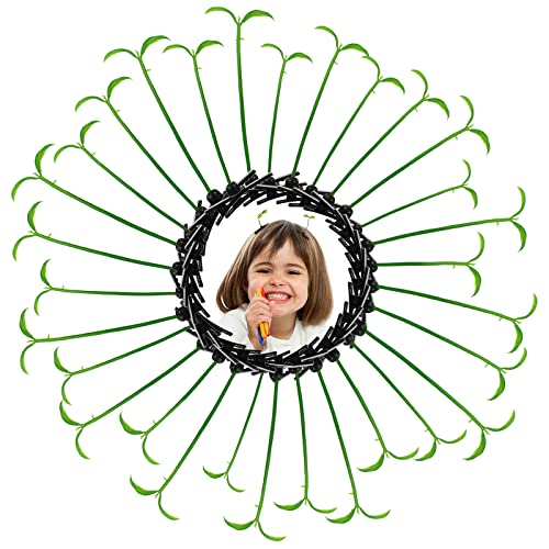 30 Pcs Mixed Style Flower, Grass, Butterfly Hair Clips and Barrettes - Plant-Inspired Hair Accessories for Women, Girls, School, Home, Party, Christmas (Bean Sprout Style)