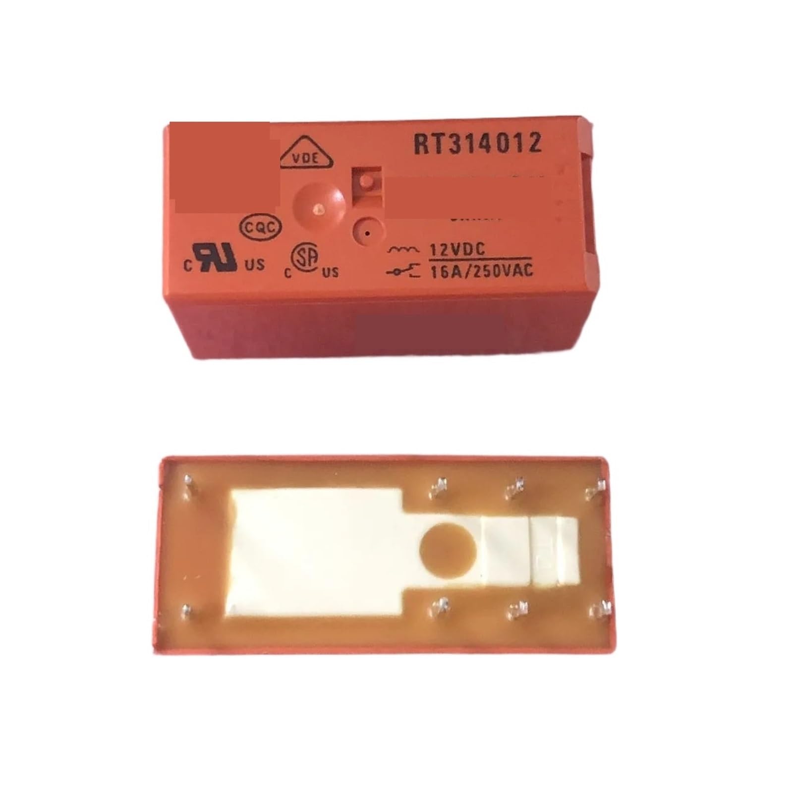 Relé RT314012 12V para solucionar fallos de encendido en placas de potencia 16A
