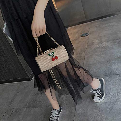 Weimay Borsa a tracolla in paglia Donna Modello