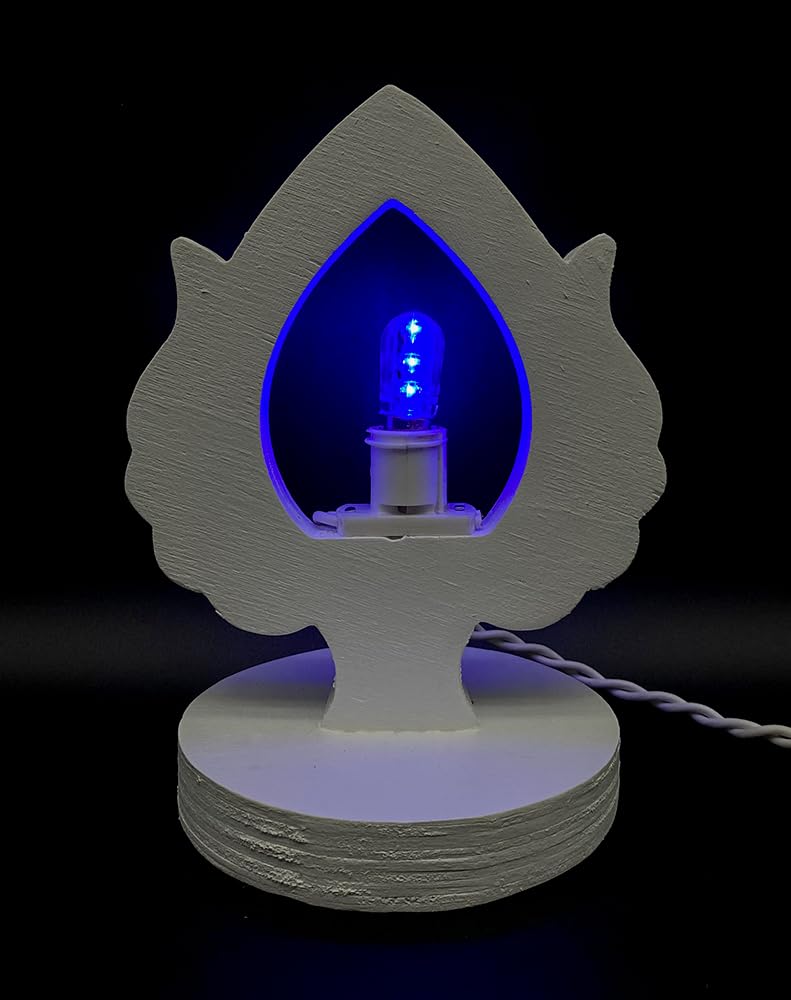 Generico Luminaria Salentina, Decorazioni d'Arredo, Lampadine Led, Luci per Esterno e Interno Lampada (Pumo piccolo) (Blu)