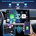 2025 Mini Carplay Wireless Adapter & Android Auto Dongle for iPhone Android,Upgrade Convert Wired to Wireless Car Play Adapter Fit for Factory OEM CarPlay Cars from 2016+,Auto Connect
