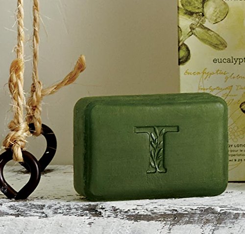Thymes - Eucalyptus Luxurious Bath Soap - Naturally Conditioning Bar Soap with Eucalyptus Oil and Vitamin E - 6 ounce