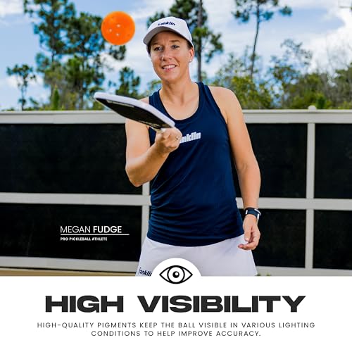 Image of Franklin Sports X-40 Outdoor Pickleballs - Official Ball of USA Pickleball, APP Tour + US Open - Regulation Size