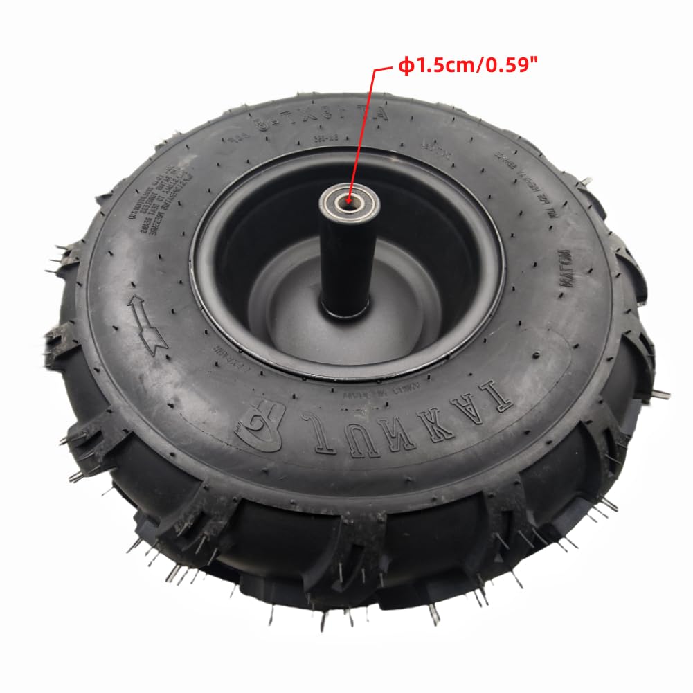 CLEO 19 * 7-8 Black Front Wheel Assembly For Coleman Trail BT200X CT200U CT200U-EX Mini Bike