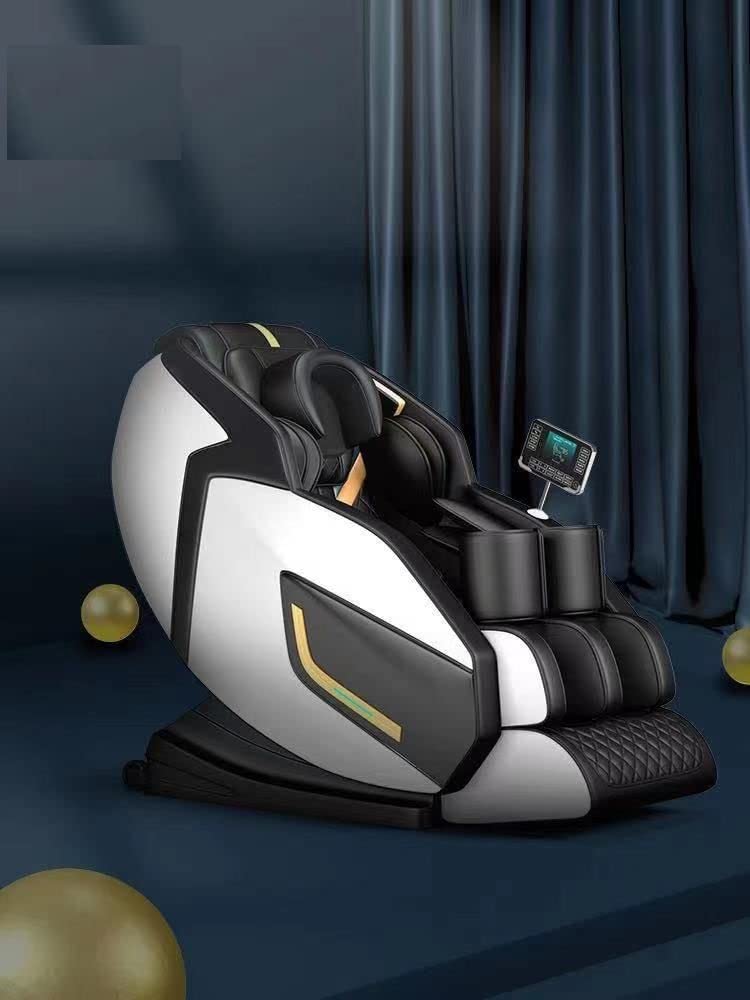 Full Body Massage Chair - Zero Gravity - Bluetooth Connection (Black&White)