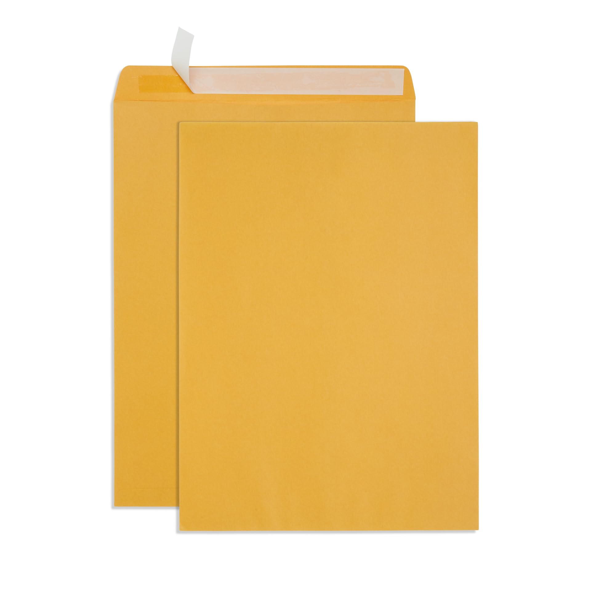 Blue Summit Large Mailing Envelopes 13x18, Large Envelopes 13x18 for Documents, Self Seal, Thick 28lb Kraft Paper, 50 Manila Mailers