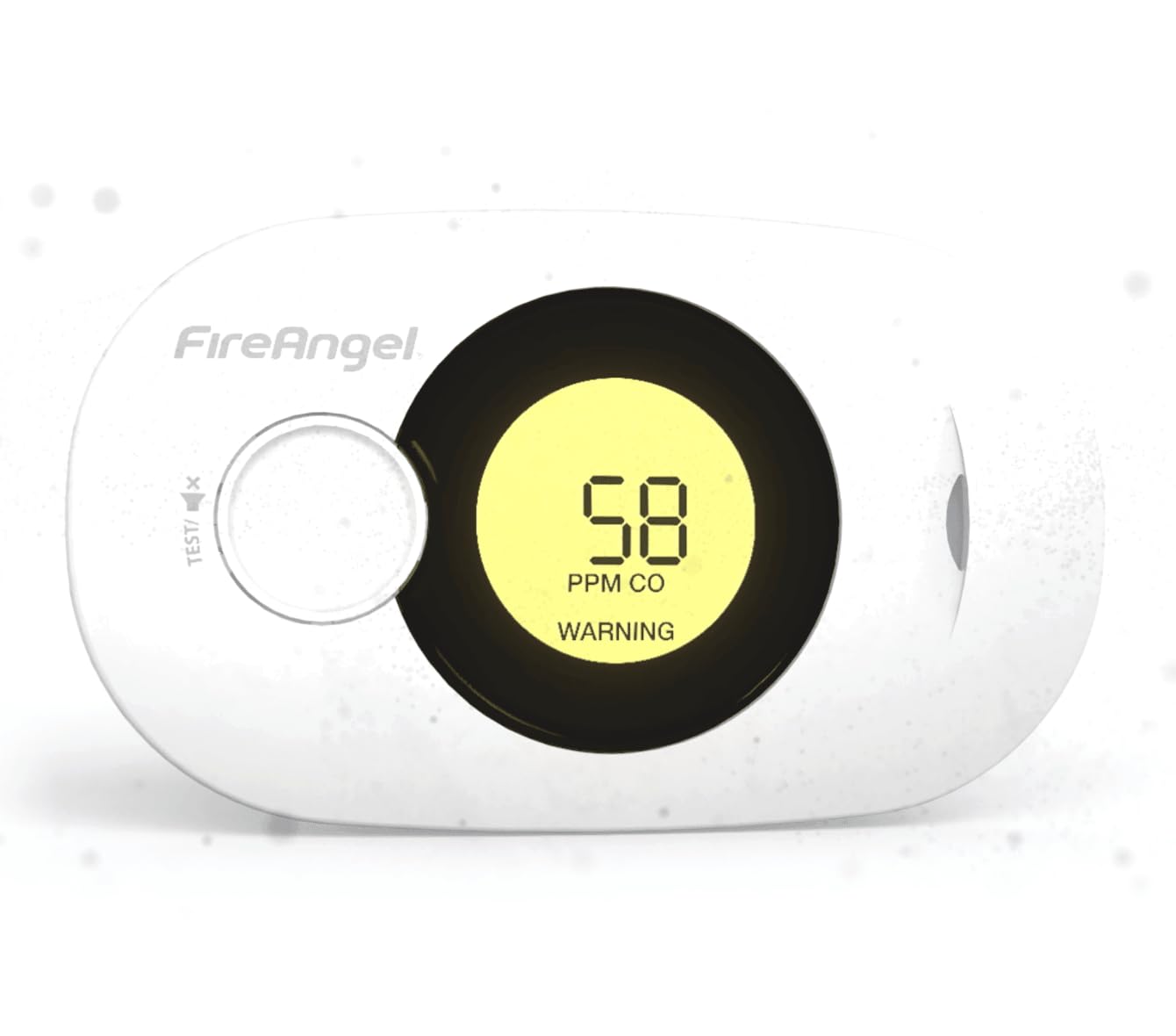 Rilevatore Monossido Di Carbonio FireAngel - Allarme CO Con Sensore 10 Anni, Batterie AA Incluse - Portatile Per Casa E Viaggi