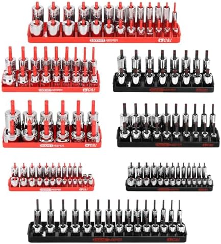 Amazon.com: C&T 8-Piece Socket Organizer Tray Set, Socket Holder Tray ...