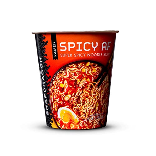 Snapdragon Spicy AF Ramen Cups | Rich Spicy Broth With Authentic Ramen Noodles | Authentic Flavors | Satisfy Your… - Image 6