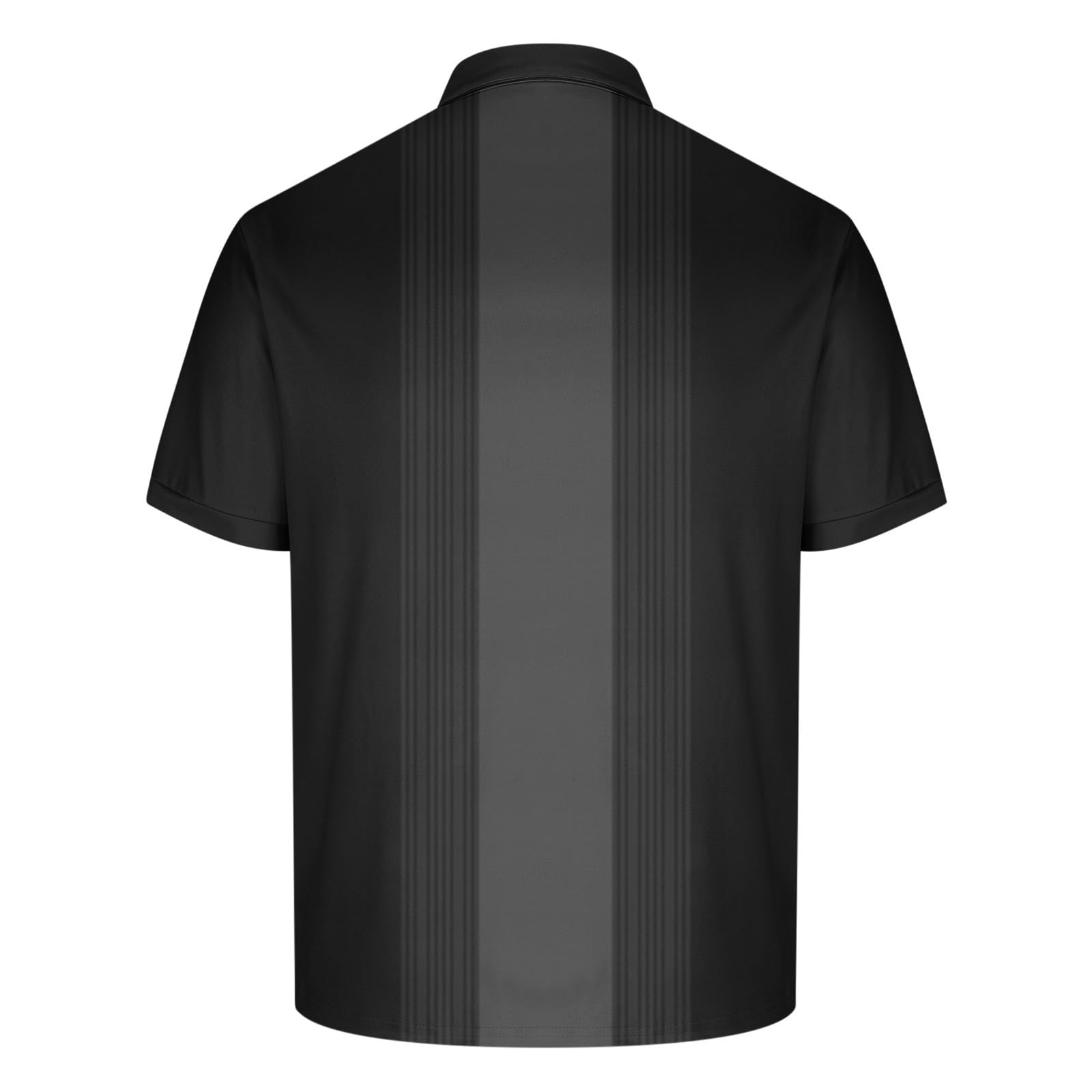 Poloshirts - Camisetas de manga corta con cuello de solapa para hombre, con solapa de botones impresos, ajuste regular, cómodo, capa base y ropa para uso diario casual