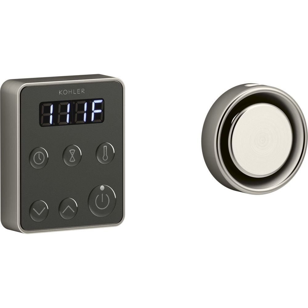 Kohler K-5557-BN Invigoration Series Steam Generator Control Kit, Vibrant Brushed Nickel