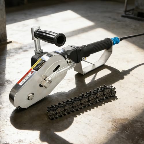 TYH Desbrozadora Neumática De Cajas De Cartón, Máquina Desbrozadora Portátil De 2500 RPM, Herramienta De Corte De Bordes para Cartón, Cartón Corrugado Y Papel Corrugado Común